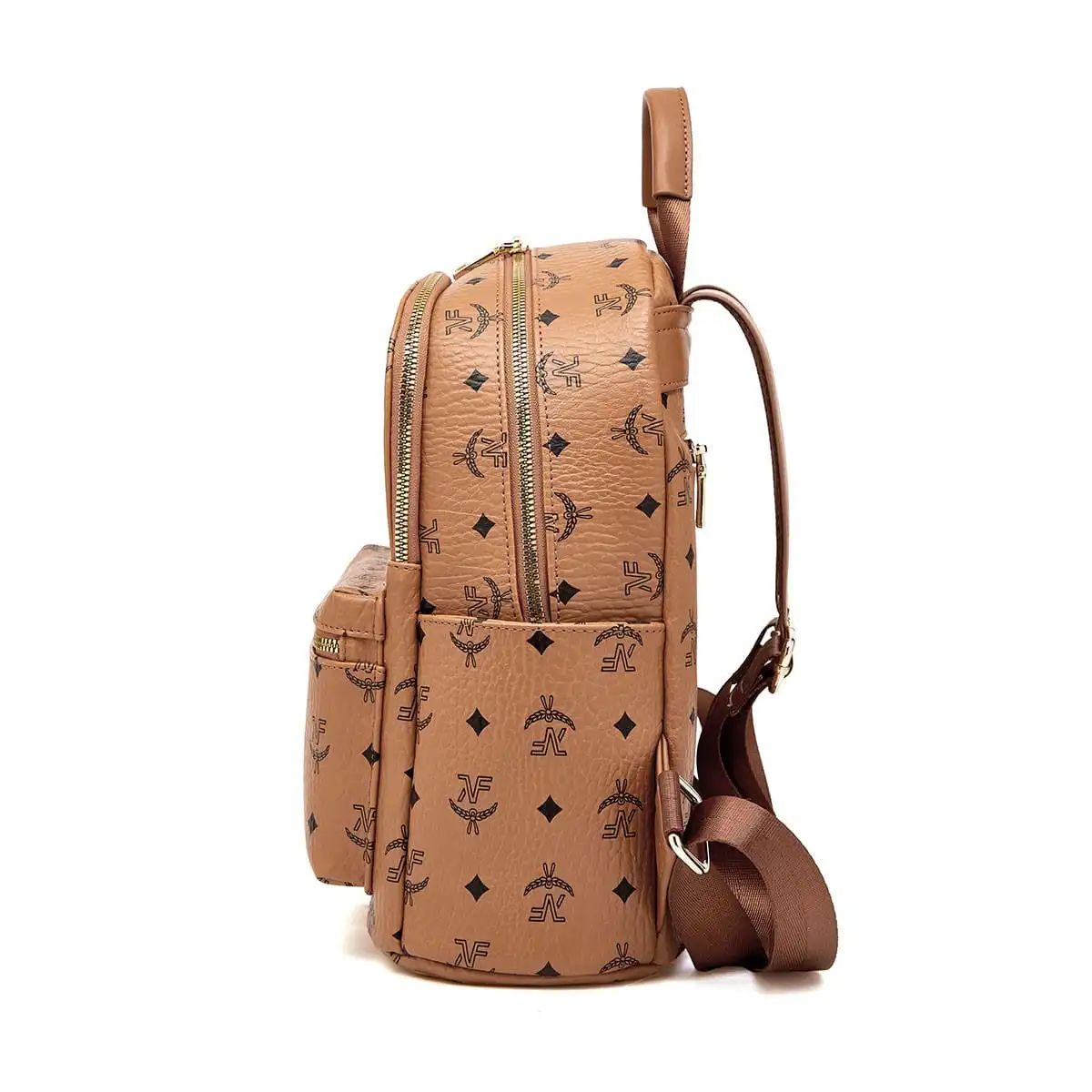 Γυναικείo Σακίδιο Πλάτης PVC Foxer 9158129F καφέ