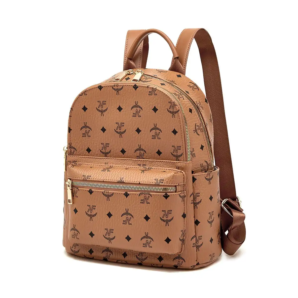 Γυναικείo Σακίδιο Πλάτης PVC Foxer 9158129F καφέ