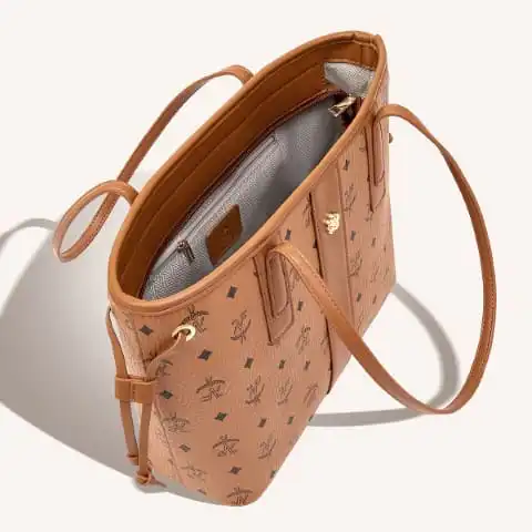 Γυναικεία Τσάντα PVC Χειρός Foxer 9158130F καφέ