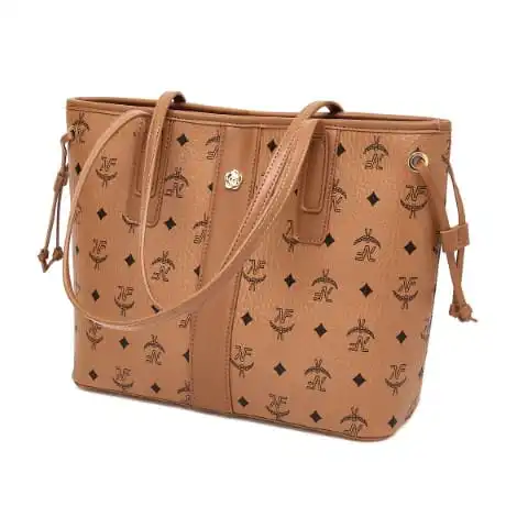 Γυναικεία Τσάντα PVC Χειρός Foxer 9158130F καφέ