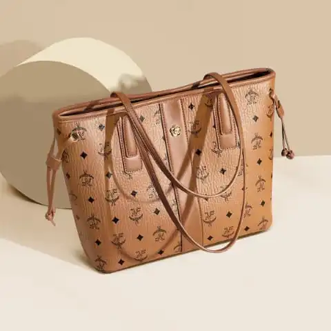 Γυναικεία Τσάντα PVC Χειρός Foxer 9158130F καφέ