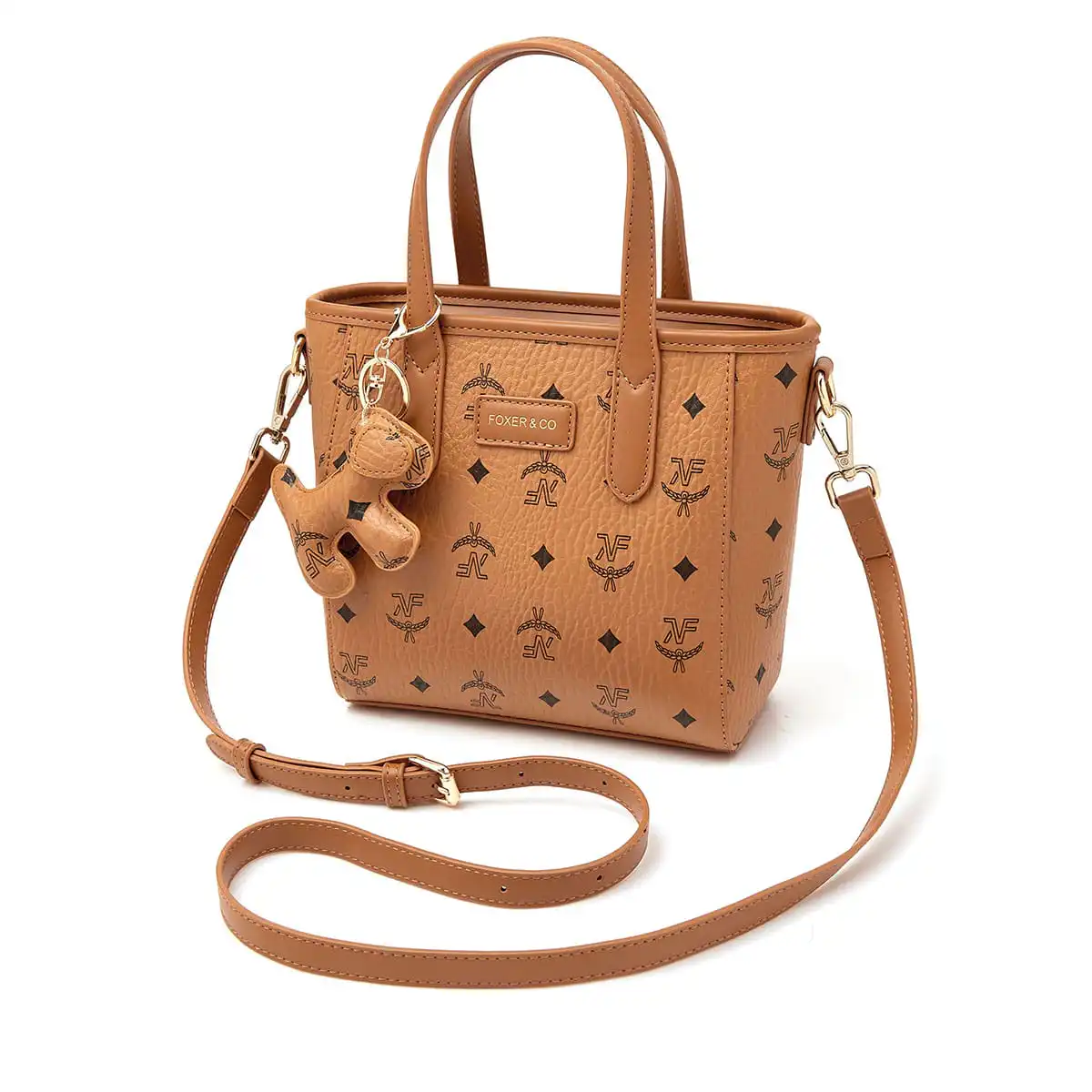 Γυναικεία Τσάντα PVC Χιαστί/Χειρός Foxer 9158133F καφέ