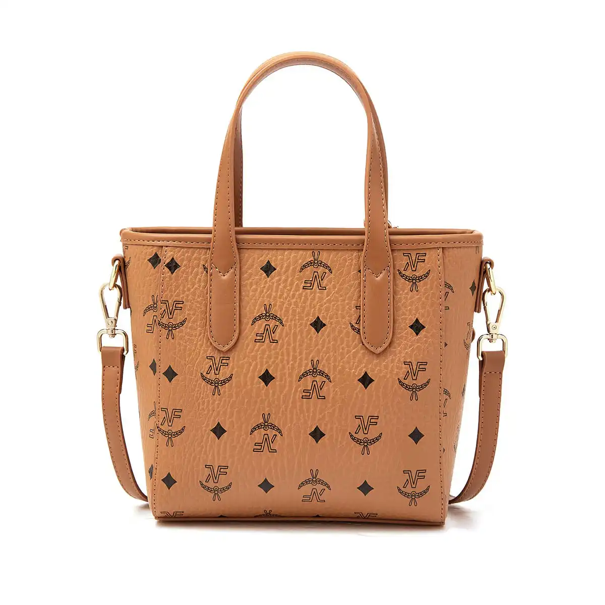 Γυναικεία Τσάντα PVC Χιαστί/Χειρός Foxer 9158133F καφέ