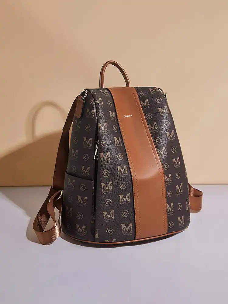 Γυναικείο Σακίδιο Πλάτης Αντικλεπτικό Foxer 9158183F καφέ Γυναικείο Σακίδιο Πλάτης Αντικλεπτικό Foxer 9158183F καφέ