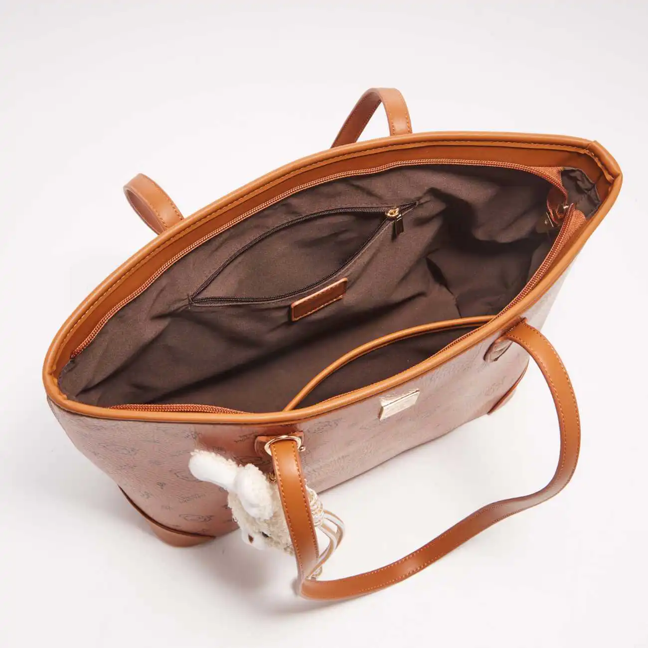 Γυναικεία Τσάντα Ώμου PVC Χειρός Foxer 9158195F καφέ