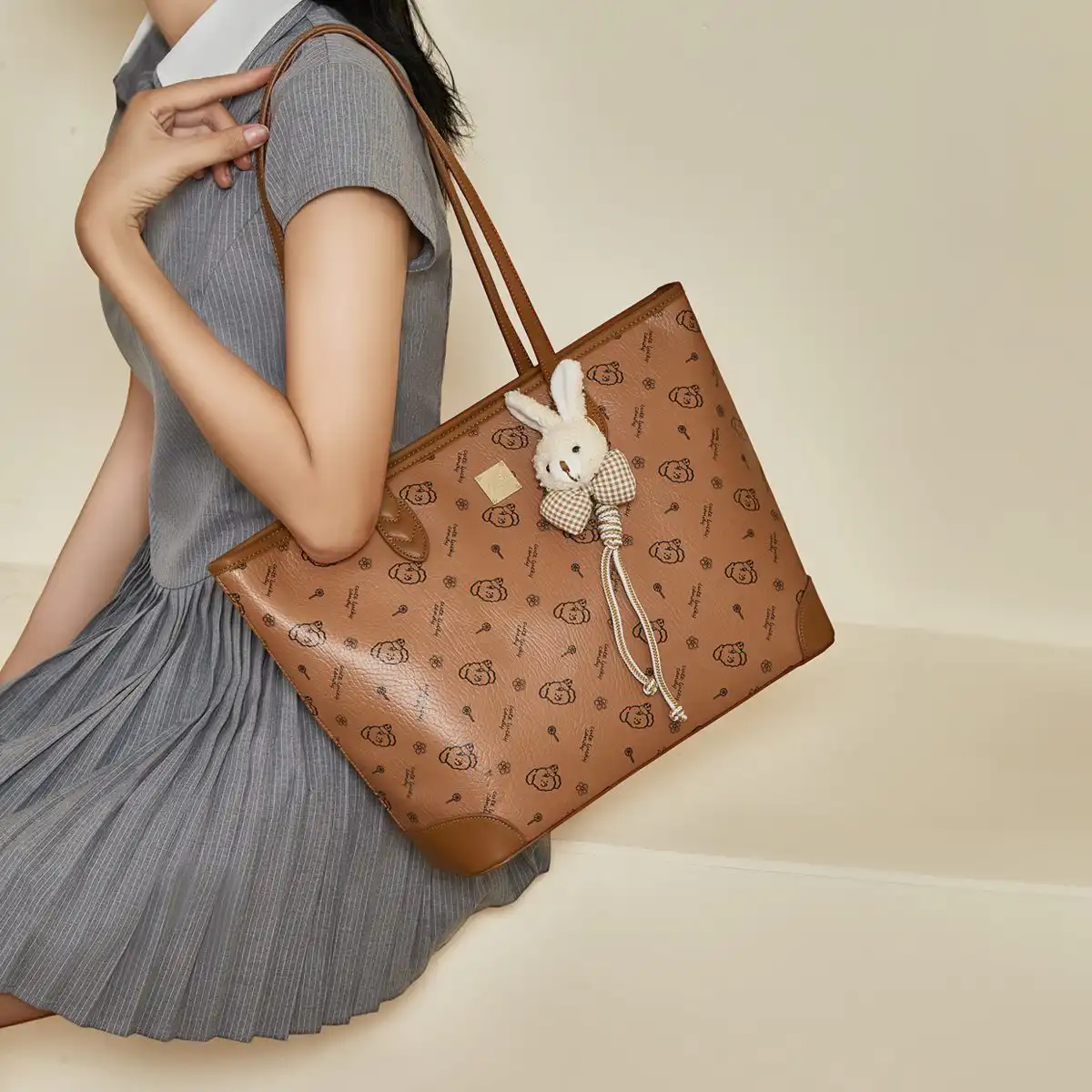 Γυναικεία Τσάντα Ώμου PVC Χειρός Foxer 9158195F καφέ Γυναικεία Τσάντα Ώμου PVC Χειρός Foxer 9158195F καφέ