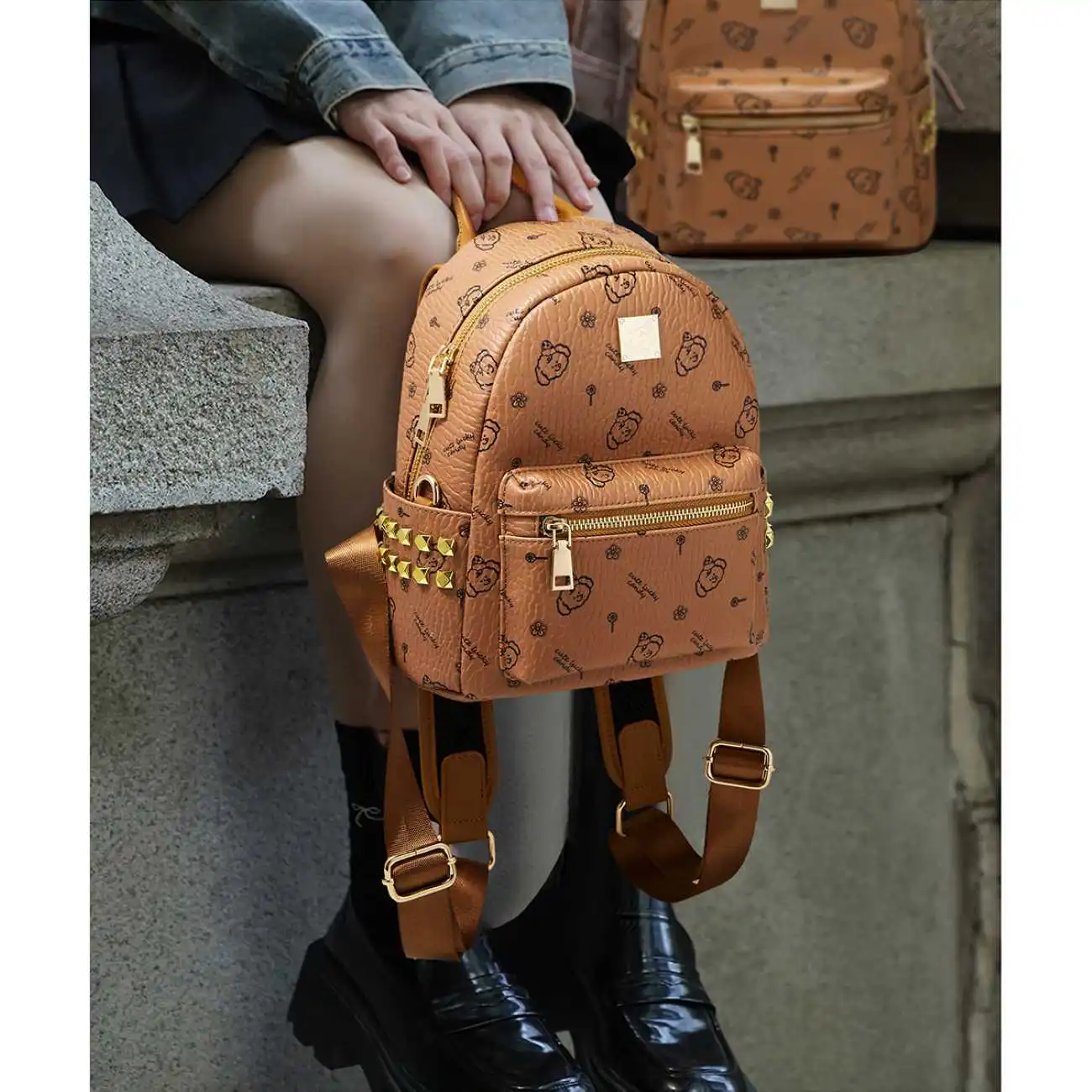 Σακίδιο Πλάτης Γυναικείο PVC Foxer 9158196F καφέ Σακίδιο Πλάτης Γυναικείο PVC Foxer 9158196F καφέ