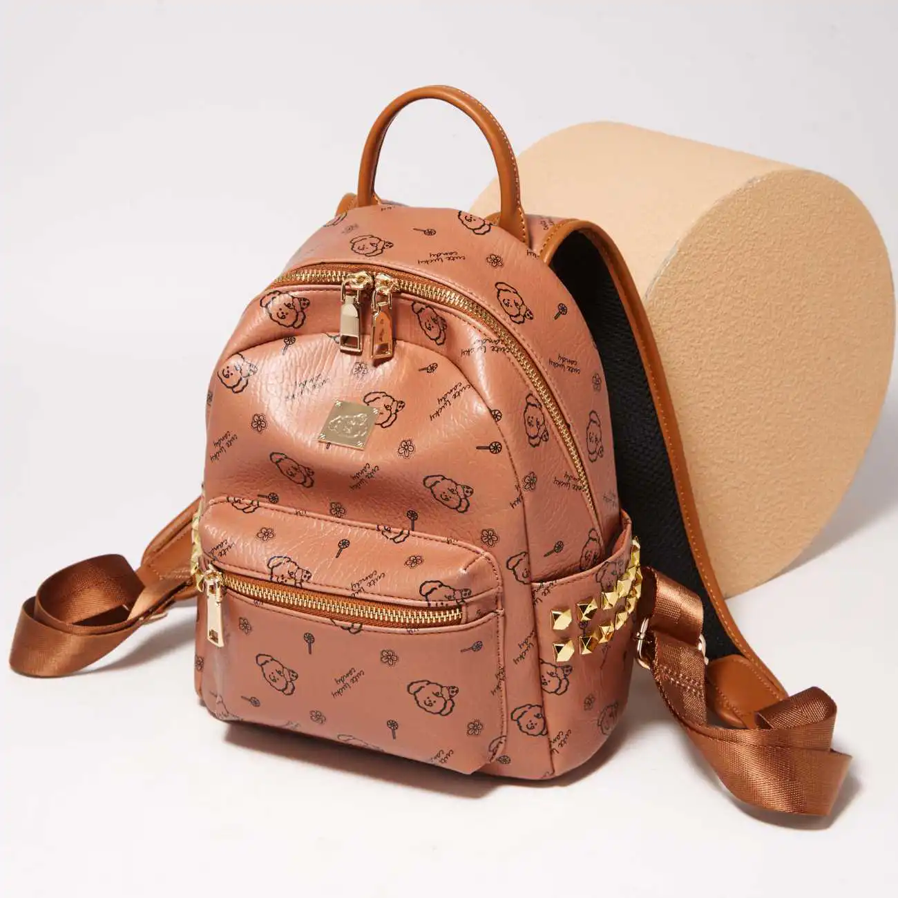 Σακίδιο Πλάτης Γυναικείο PVC Foxer 9158196F καφέ