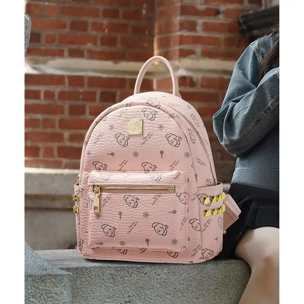 Σακίδιο Πλάτης Γυναικείο PVC Foxer 9158196F ροζ