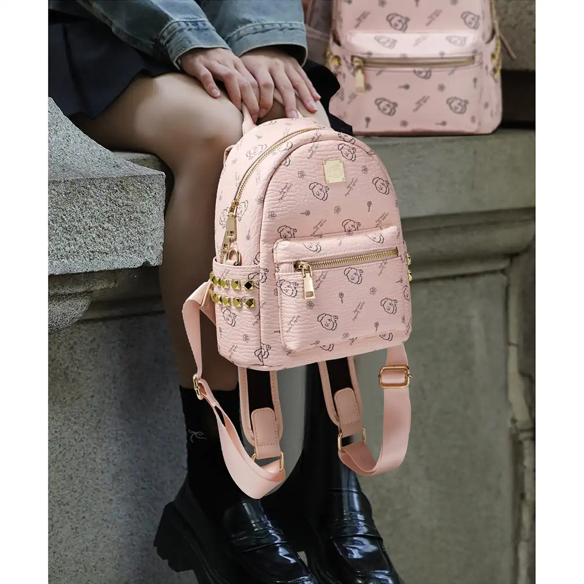 Σακίδιο Πλάτης Γυναικείο PVC Foxer 9158196F ροζ Σακίδιο Πλάτης Γυναικείο PVC Foxer 9158196F ροζ