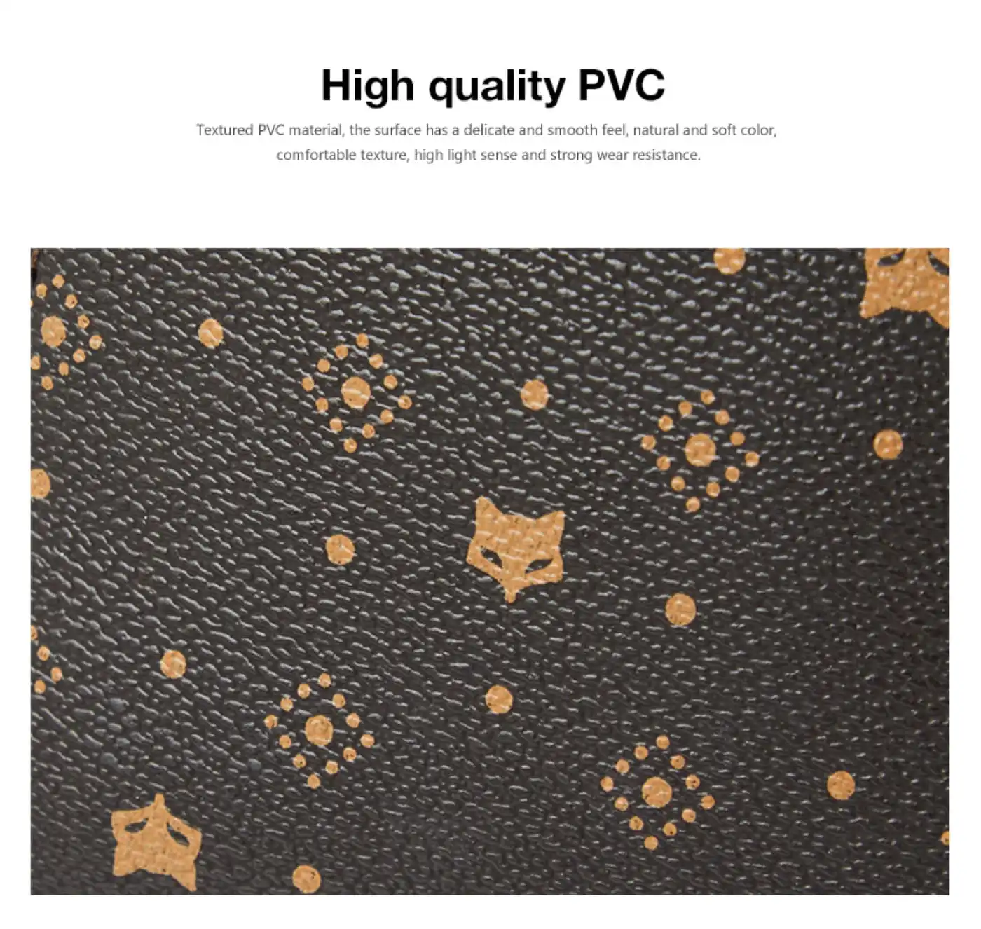 Δερμάτινη Γυναικεία Τσάντα PVC Χιαστί Foxer 9158V006F καφέ