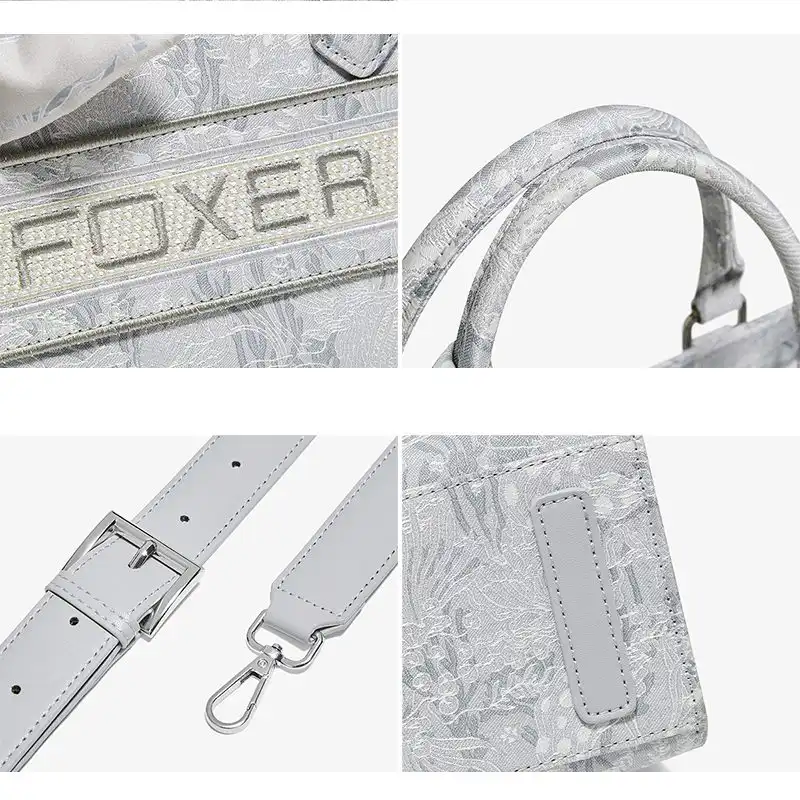 Γυναικεία Τσάντα Χειρός Foxer 9165028F ασημί