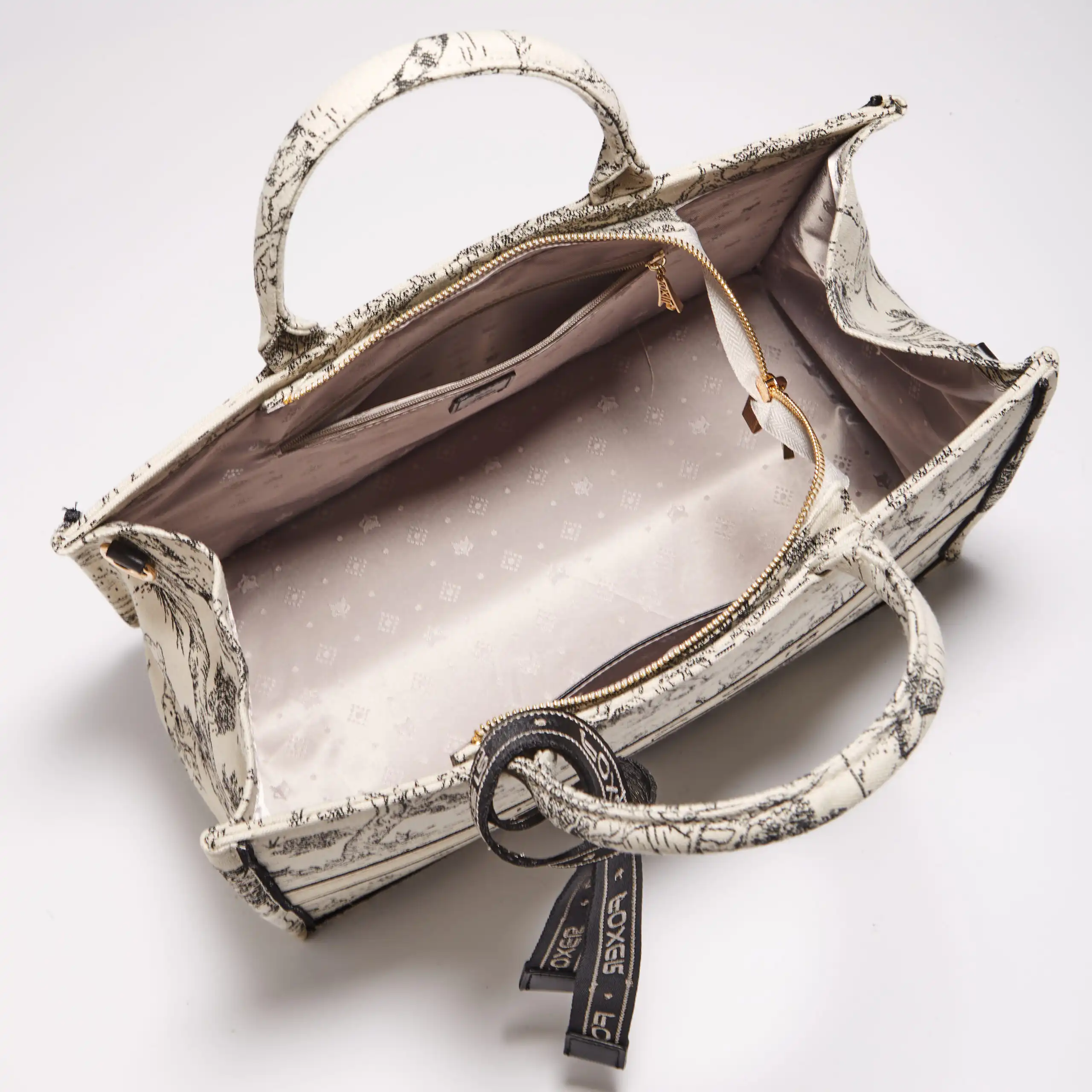 Γυναικεία Τσάντα Χειρός Foxer 9165033F black white