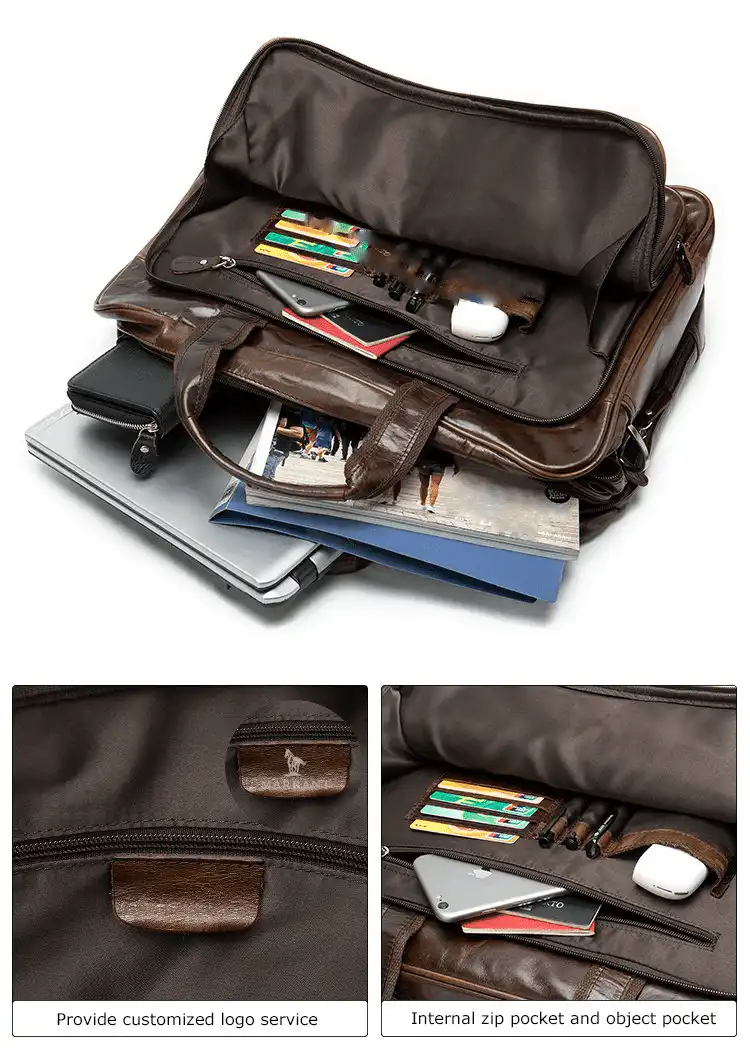 Δερμάτινος χαρτοφύλακας Cardinal 9205 coffee