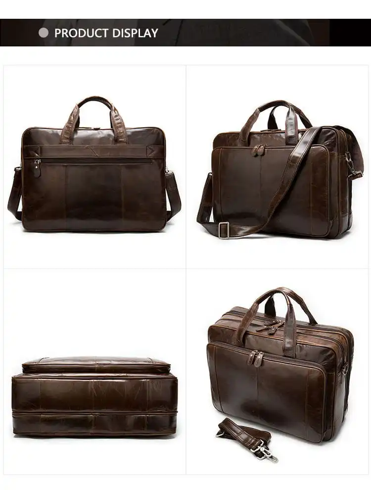 Δερμάτινος χαρτοφύλακας Cardinal 9205 coffee