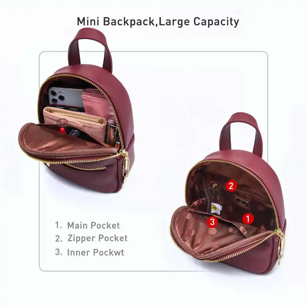 Σακίδιο Πλάτης Pierre Loues 931-5 μπορντό