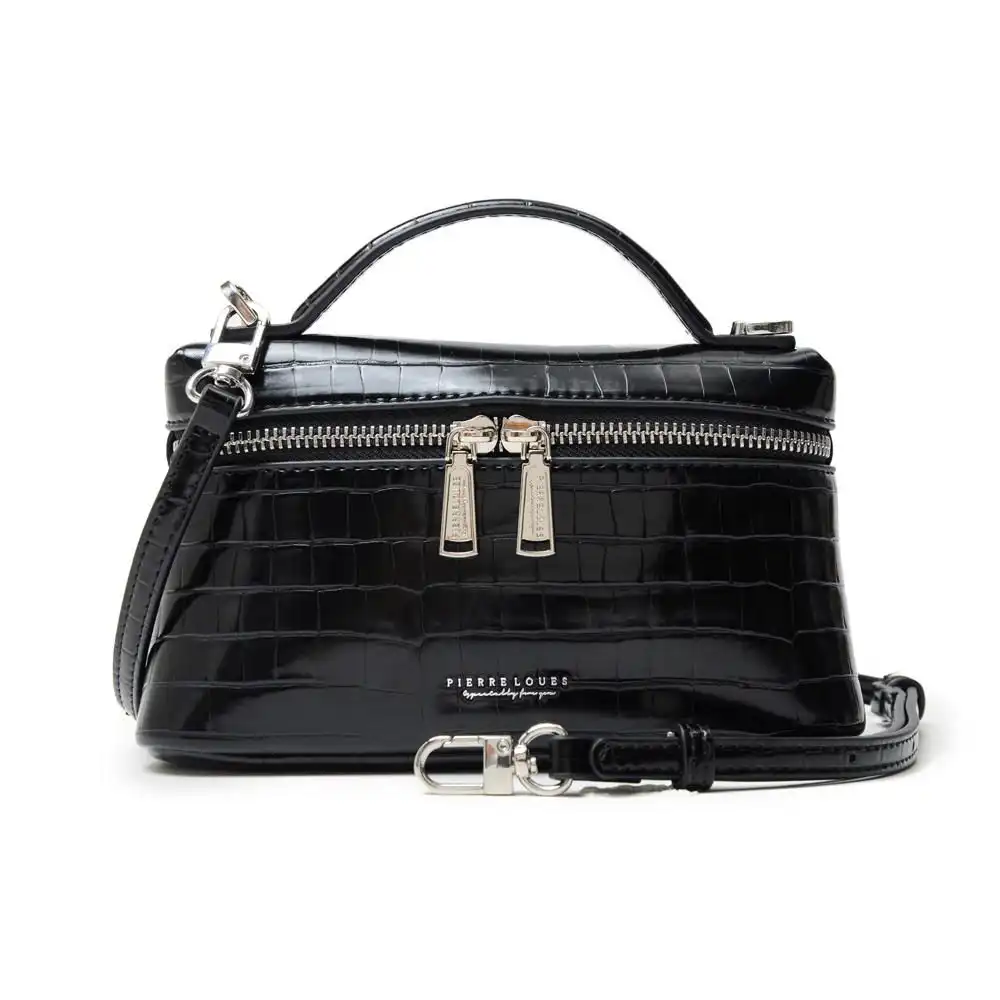 Γυναικεία Τσάντα Χιαστί Pierre Loues PL931-69-Α03 μαύρο Γυναικεία Τσάντα Χιαστί Pierre Loues PL931-69-Α03 μαύρο