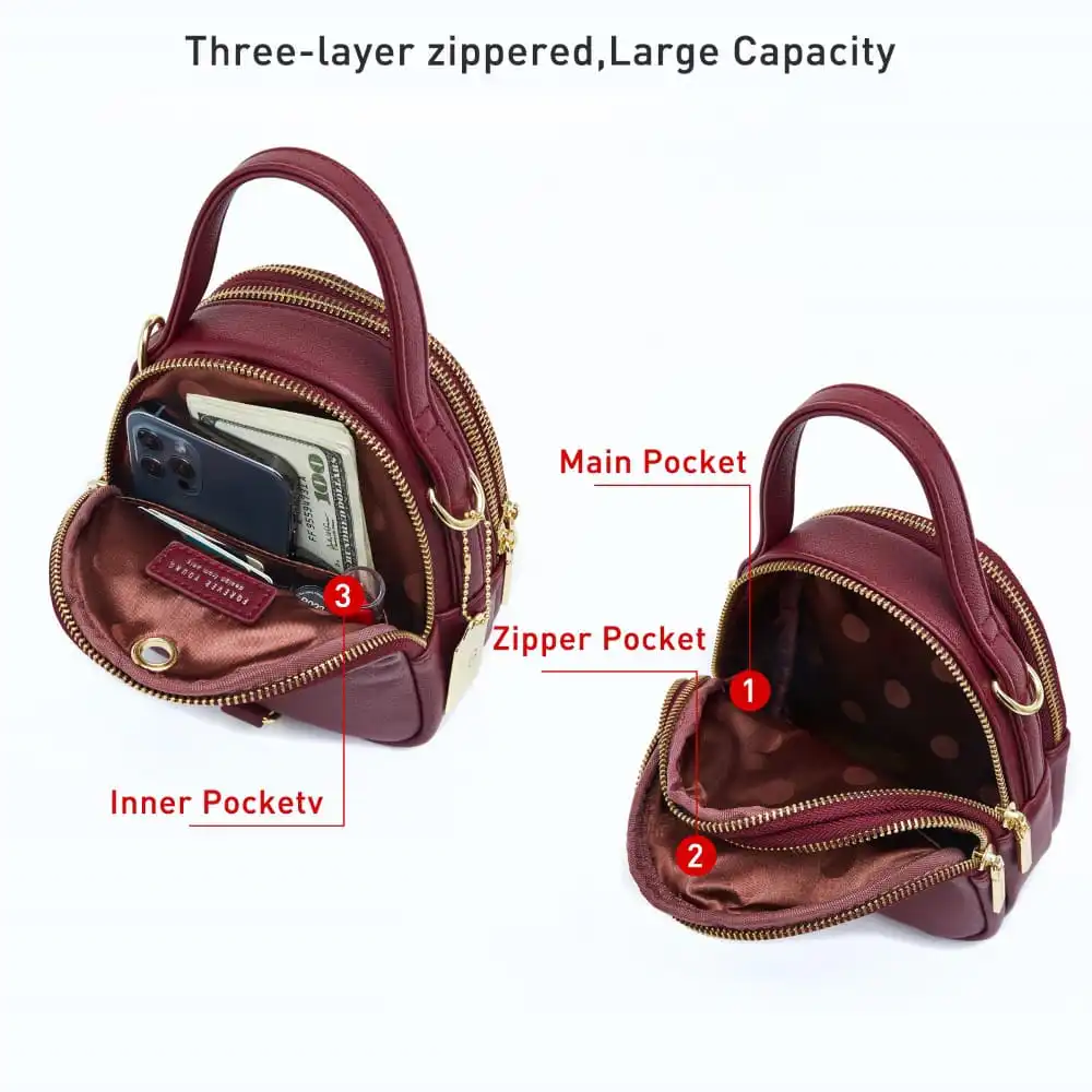 Σακίδιο Πλάτης Pierre Loues 931-8 μπορντό