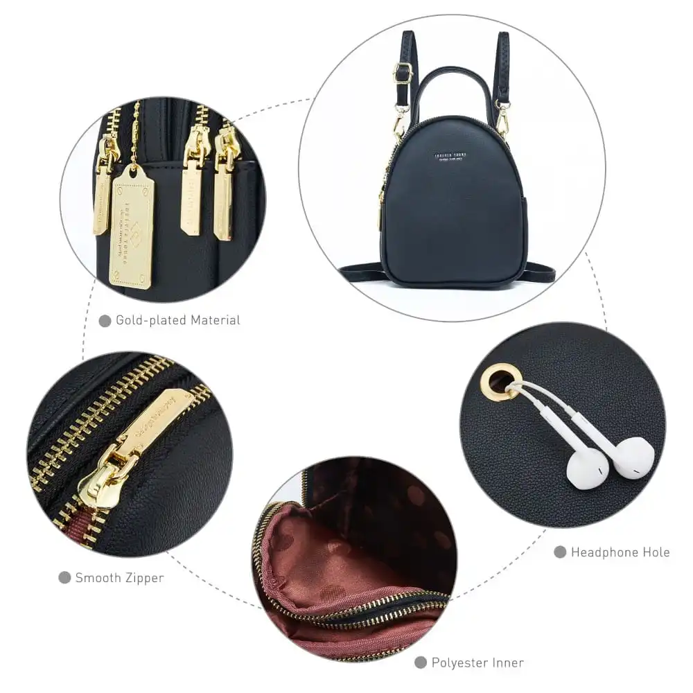 Σακίδιο Πλάτης Pierre Loues 931-8 μαύρο