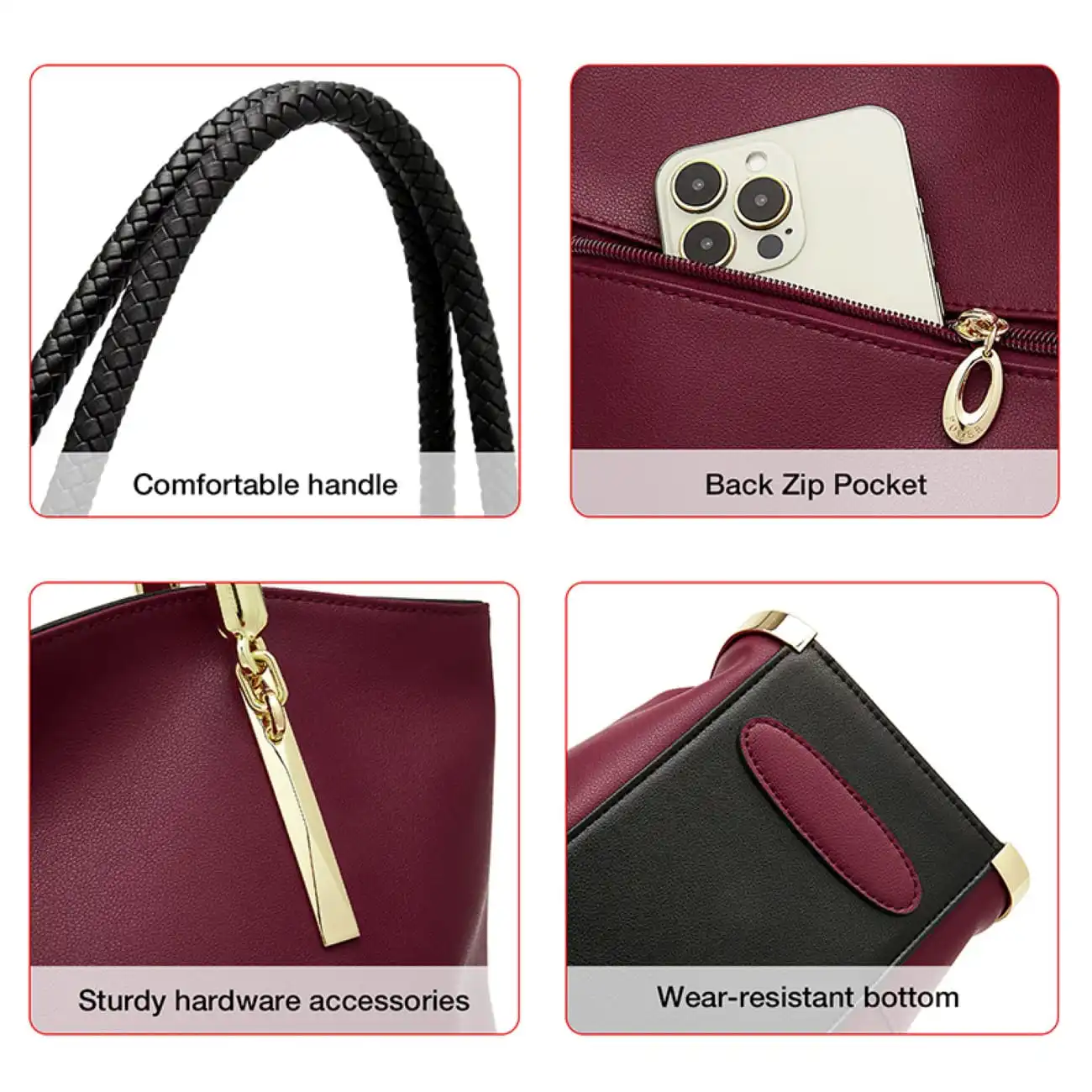 Δερμάτινη Γυναικεία Τσάντα Shopper 'Ωμου Foxer 938032F red