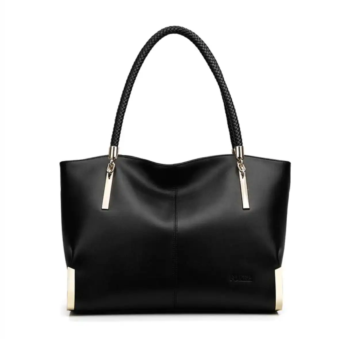 Δερμάτινη Γυναικεία Τσάντα Shopper ‘Ωμου Foxer 938032F μαύρο Δερμάτινη Γυναικεία Τσάντα Shopper ‘Ωμου Foxer 938032F μαύρο