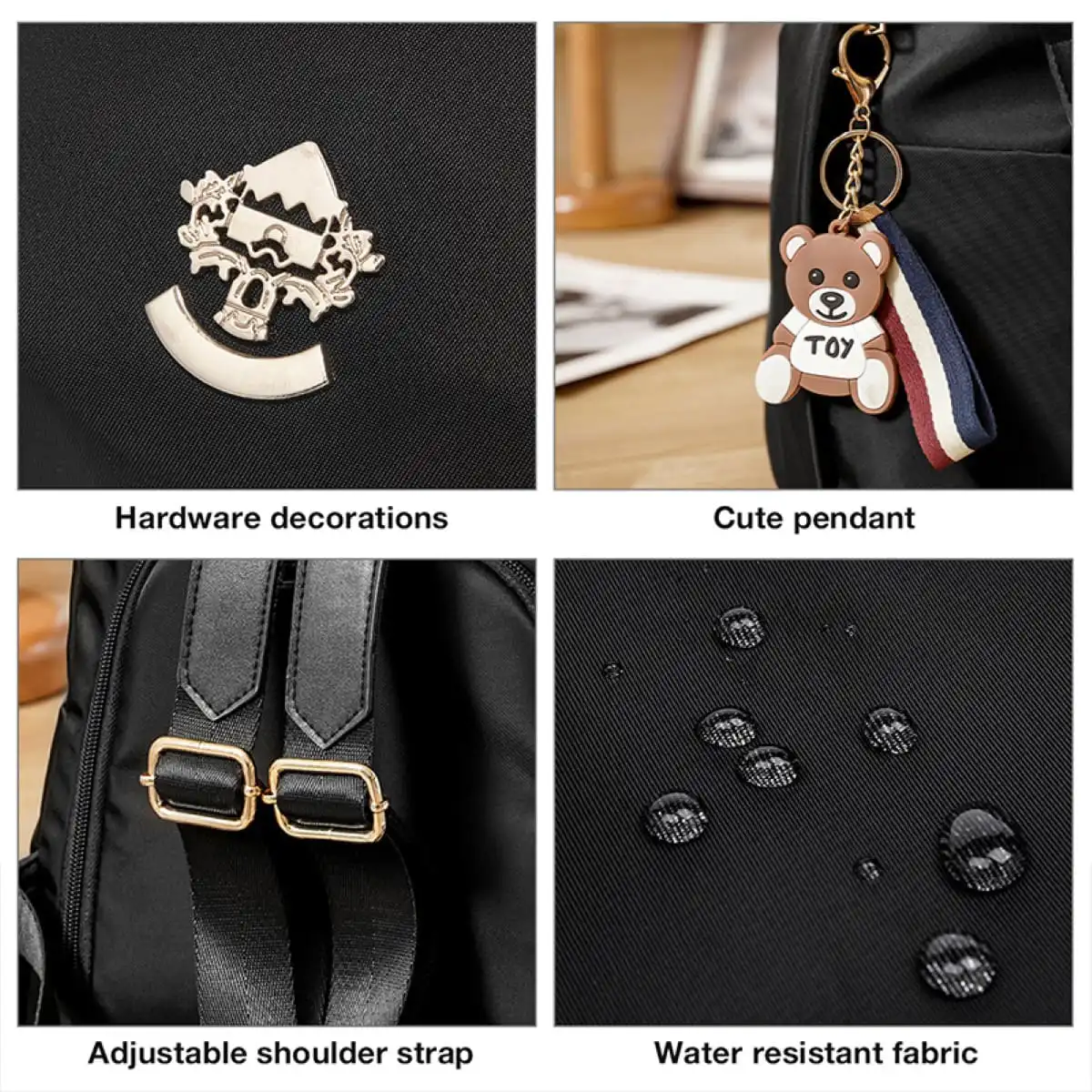 Σακίδιο Πλάτης Foxer 947008F μαύρο