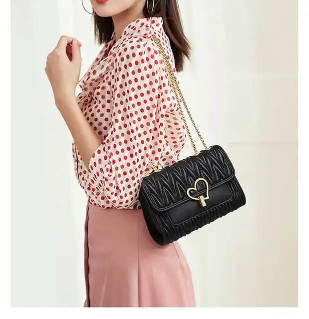 Δερμάτινη Γυναικεία Τσάντα Χιαστί Foxer 953168F μαύρο Δερμάτινη Γυναικεία Τσάντα Χιαστί Foxer 953168F μαύρο