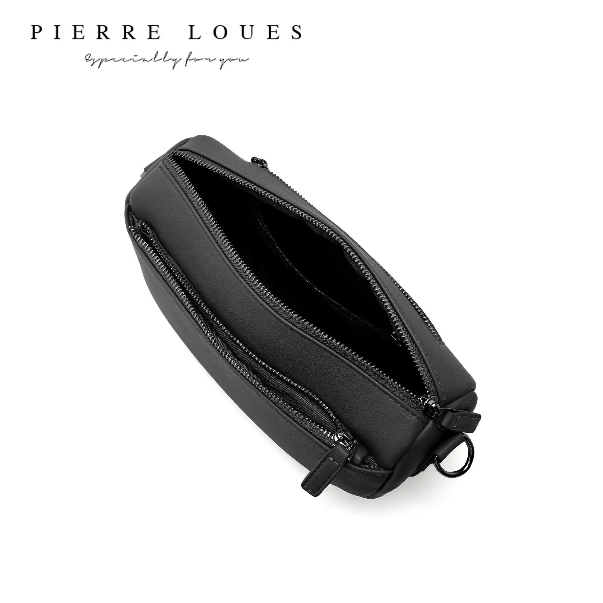 Γυναικεία Τσάντα Ώμου Pierre Loues PL959-17 μαύρο