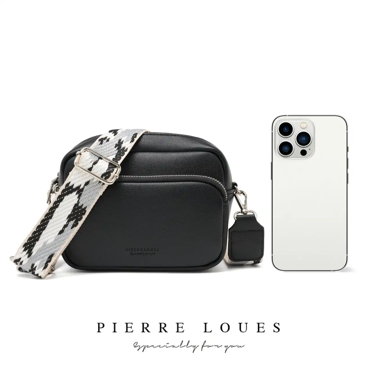 Γυναικεία Τσάντα Χιαστί Pierre Loues PL959-9 μαύρο