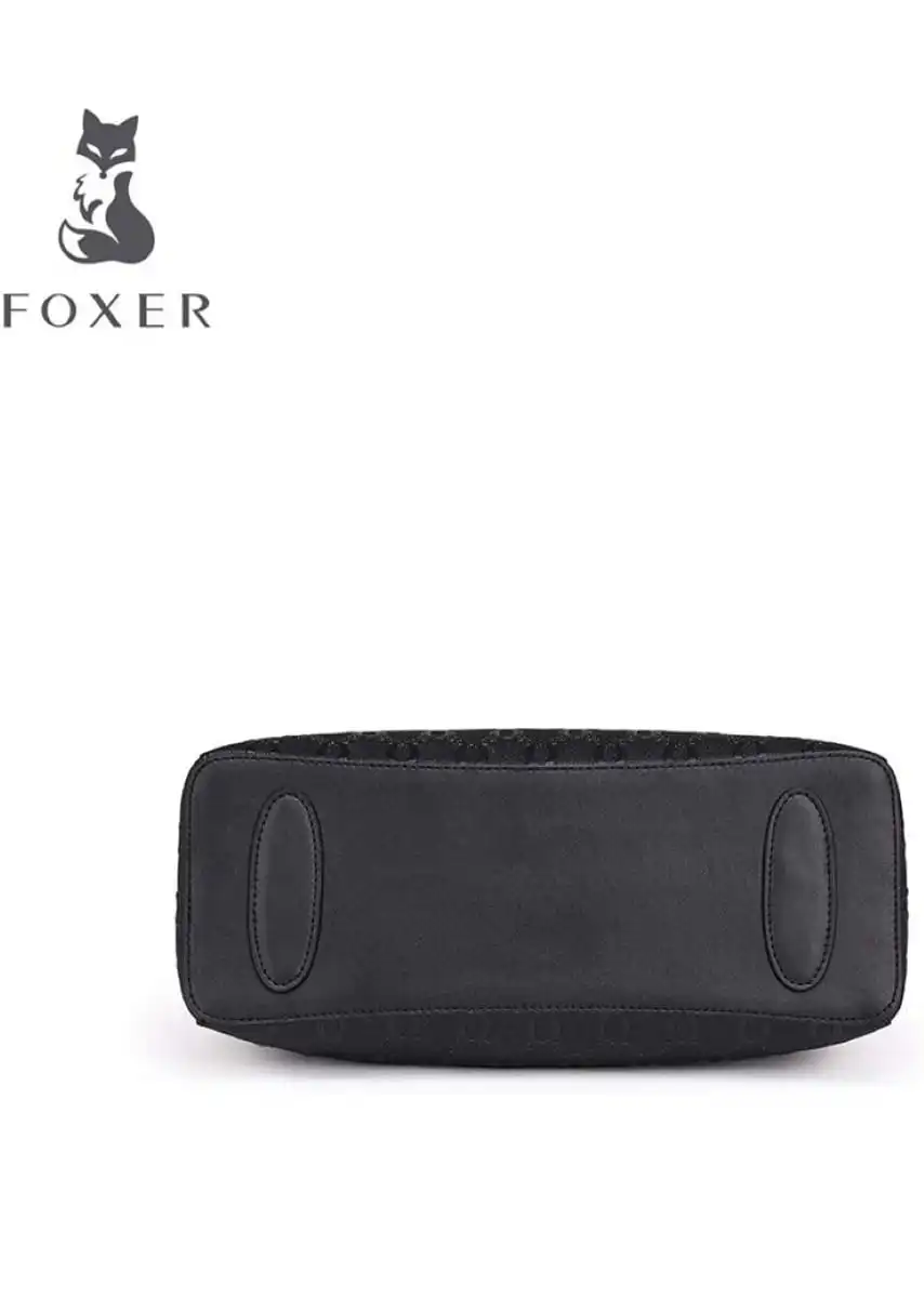 Δερμάτινη Γυναικεία Τσάντα Shopper ‘Ωμου Foxer 962061F μαύρο Δερμάτινη Γυναικεία Τσάντα Shopper ‘Ωμου Foxer 962061F μαύρο