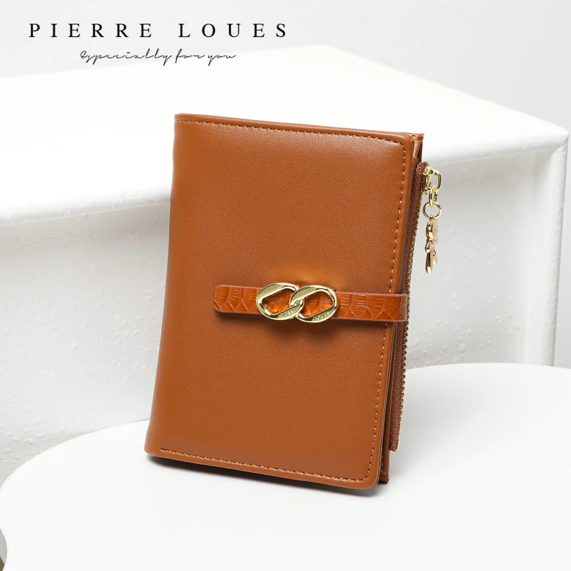 Μικρό Πορτοφόλι Γυναικείο Pierre Loues PL982-31 καφε Μικρό Πορτοφόλι Γυναικείο Pierre Loues PL982-31 καφε
