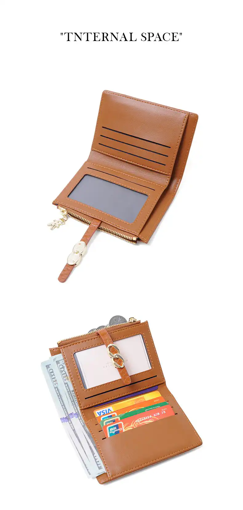 Μικρό Πορτοφόλι Γυναικείο Pierre Loues PL982-31 καφε