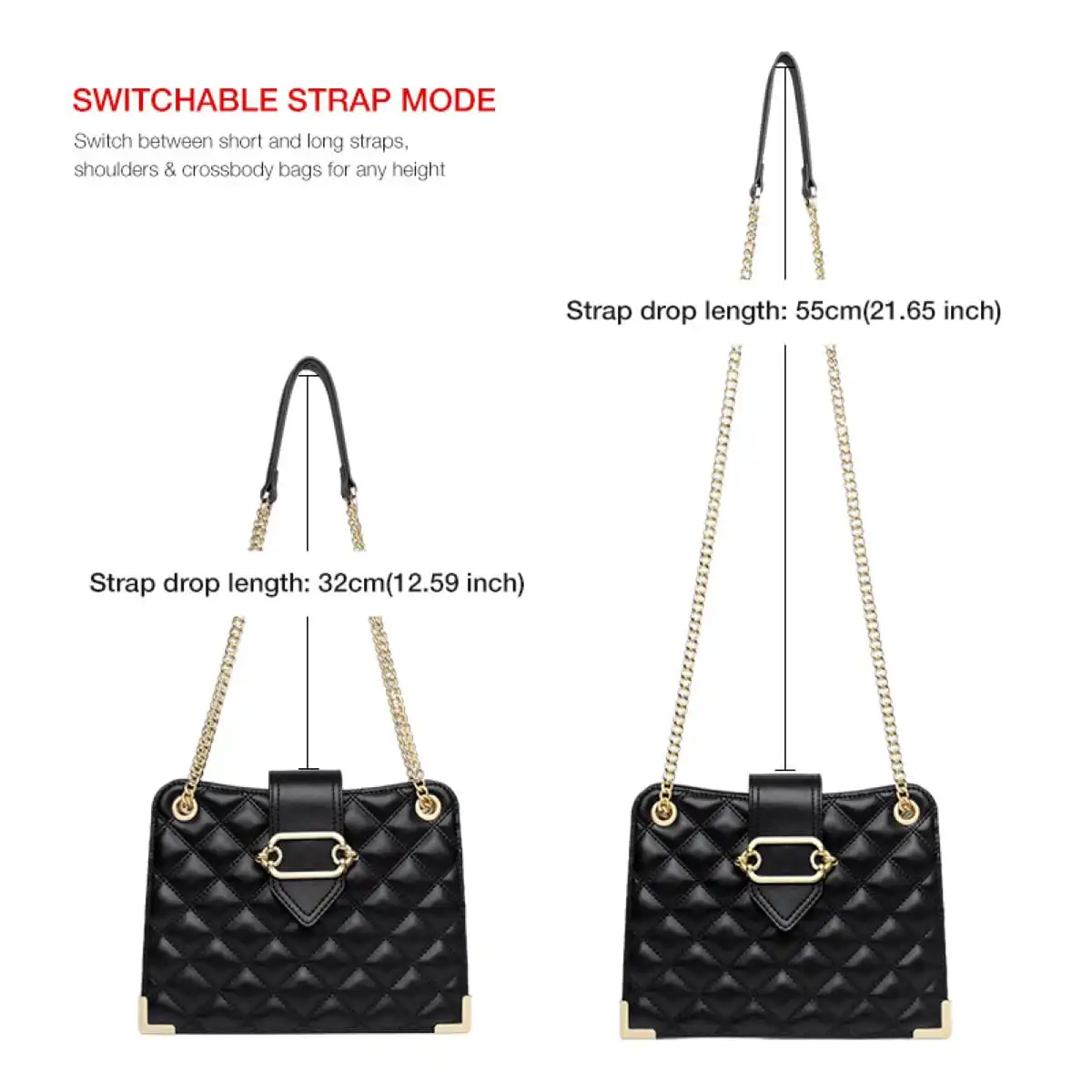 Δερμάτινη Γυναικεία Τσάντα Χιαστί Foxer 985040F μαύρο