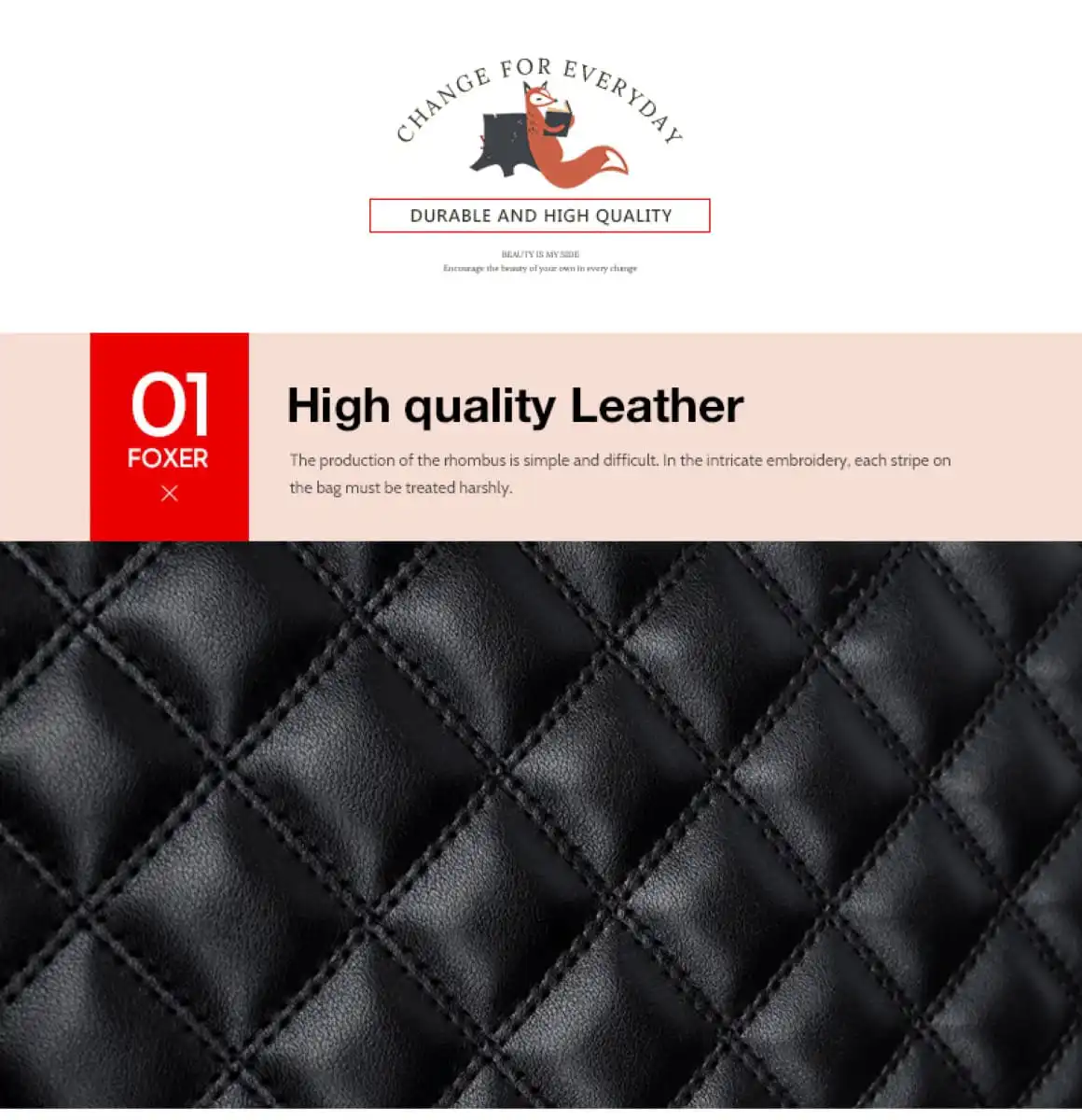 Δερμάτινη Γυναικεία Τσάντα Χιαστί Foxer 985040F μαύρο