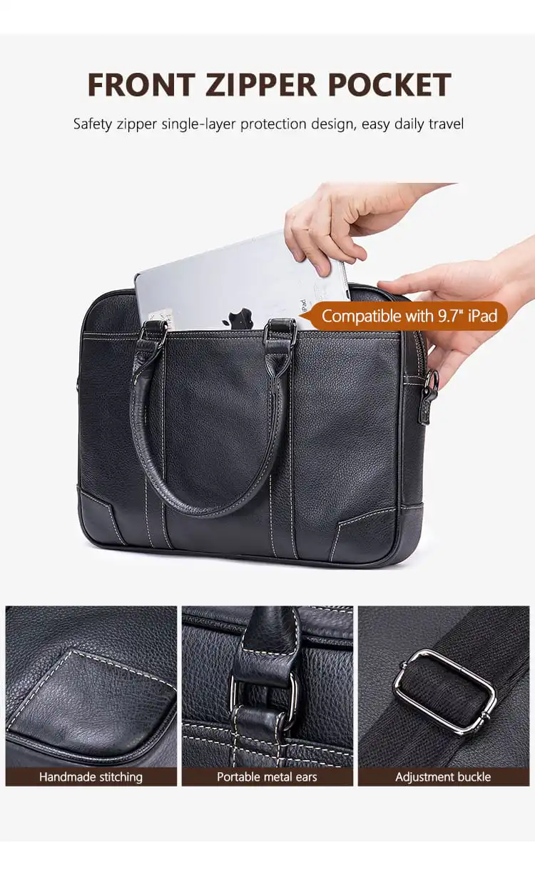 Δερμάτινος χαρτοφύλακας Cardinal 9879(big) black