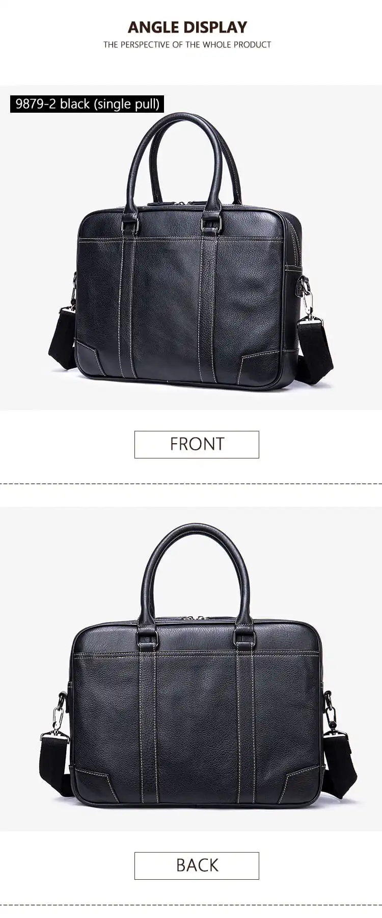 Δερμάτινος χαρτοφύλακας Cardinal 9879(big) black