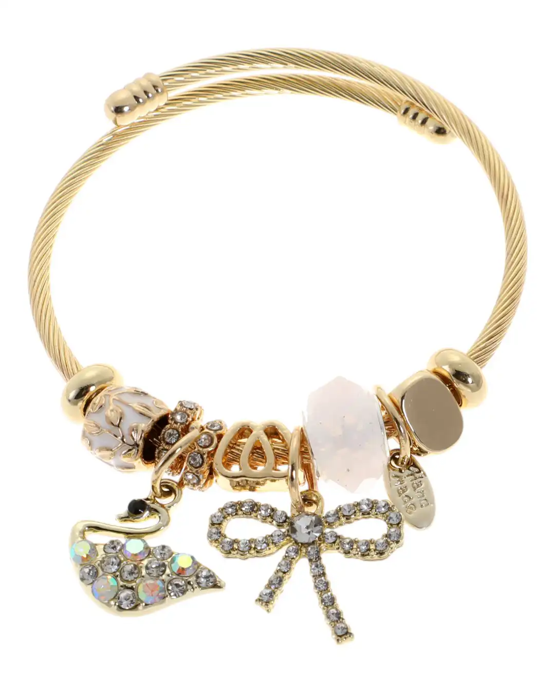 Βραχιόλι με κύκνο AA-8633-16 – Χρυσό Βραχιόλι με κύκνο AA-8633-16 – Χρυσό