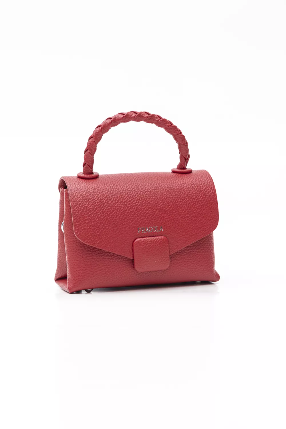 Μικρή τσάντα με κοντό πλεκτό χέρι