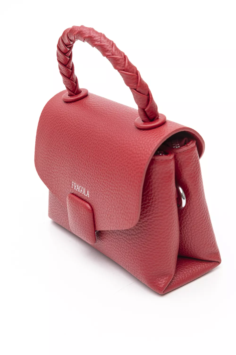 Μικρή τσάντα με κοντό πλεκτό χέρι