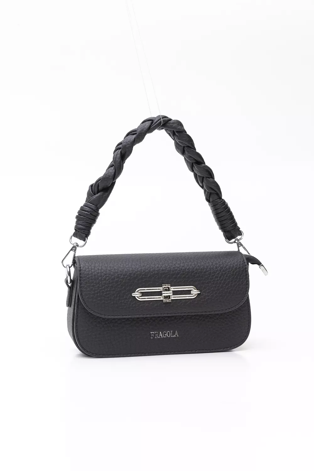 Τσάντα ώμου με πλεκτό μαλακό χέρι