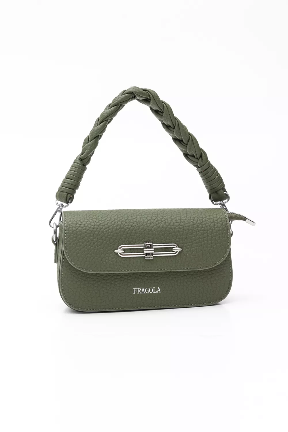 Τσάντα ώμου με πλεκτό μαλακό χέρι