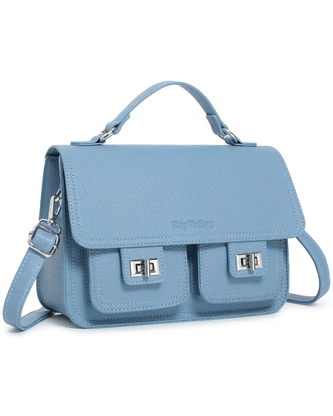 Τσάντα χειρός  KX2422 - Γαλάζιο