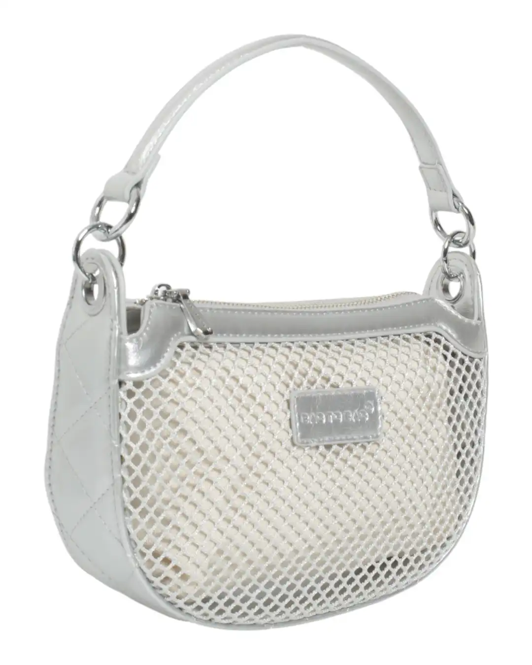 Τσάντα χειρός KX2503 – Ασημί Τσάντα χειρός KX2503 – Ασημί