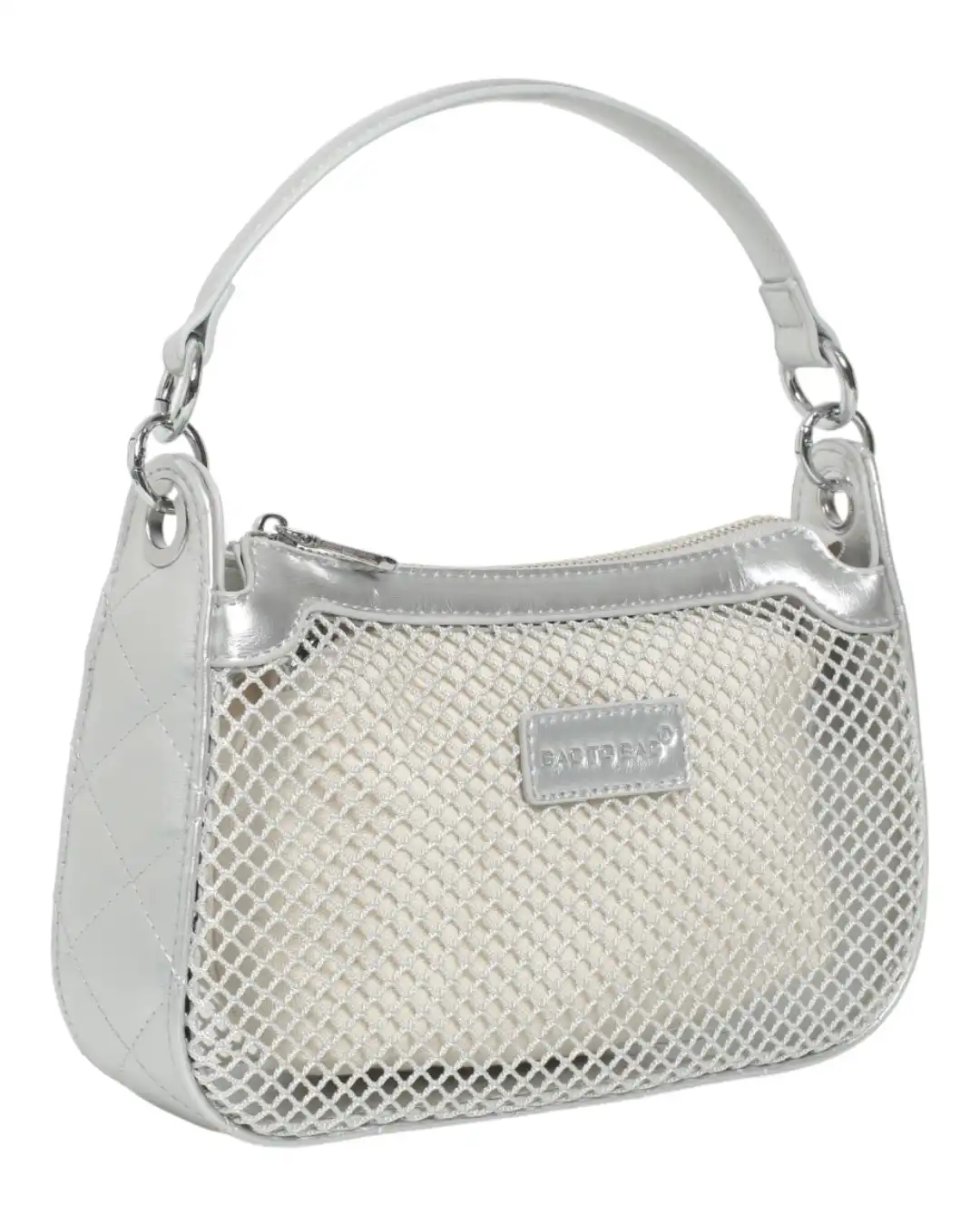 Τσάντα χειρός KX2504 – Ασημί Τσάντα χειρός KX2504 – Ασημί
