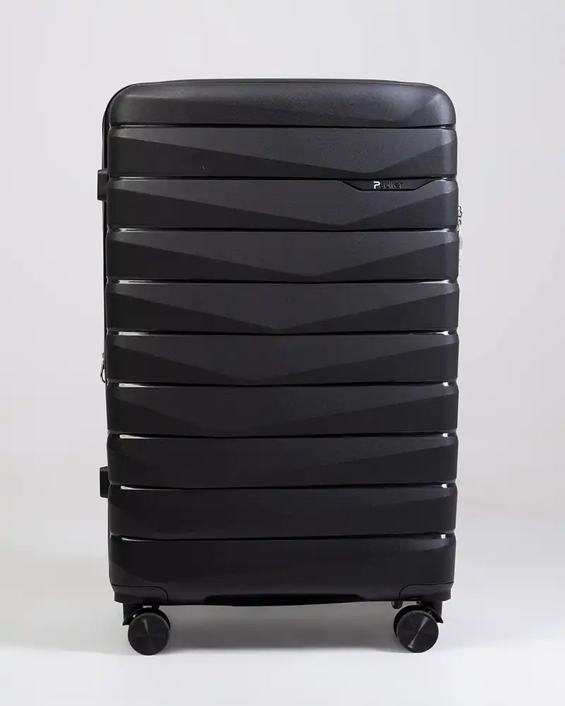 Βαλίτσα Σκληρή 1024 Επεκτεινόμενη Black – Μεγάλη