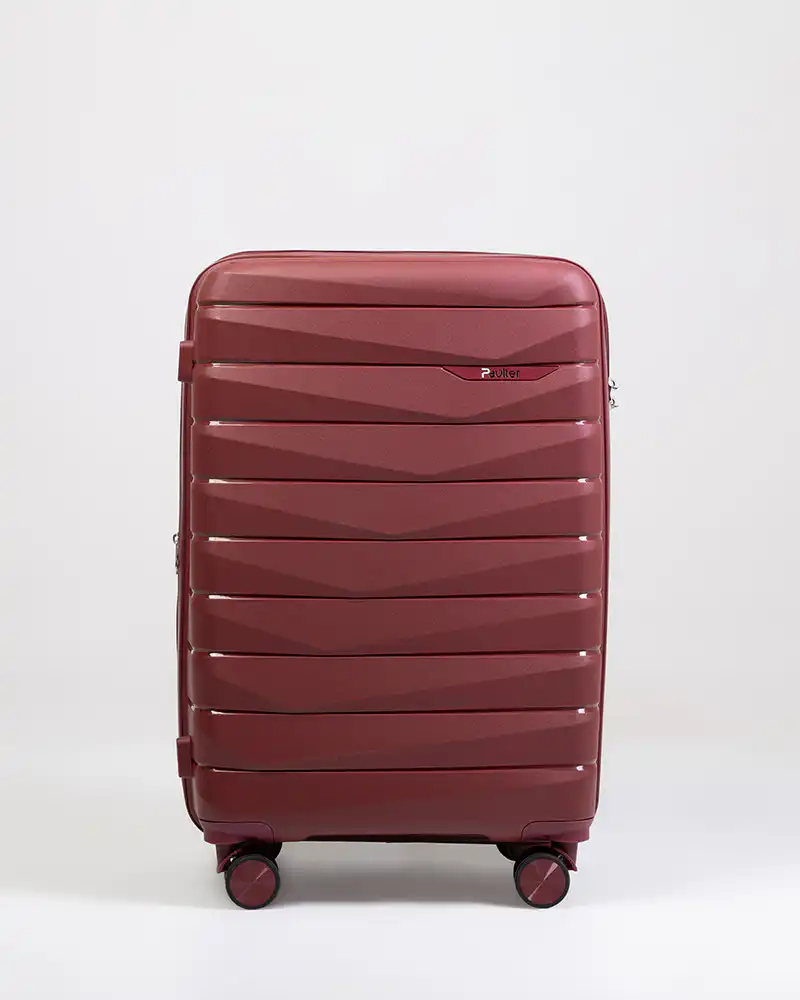 Βαλίτσα Σκληρή 1024 Επεκτεινόμενη Burgundy – Μεσαία