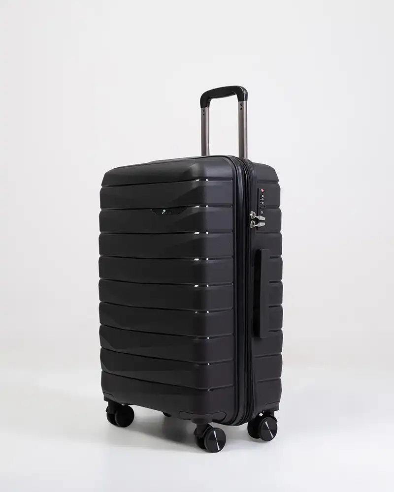 Βαλίτσα Σκληρή 1024 Επεκτεινόμενη Black - Μικρή