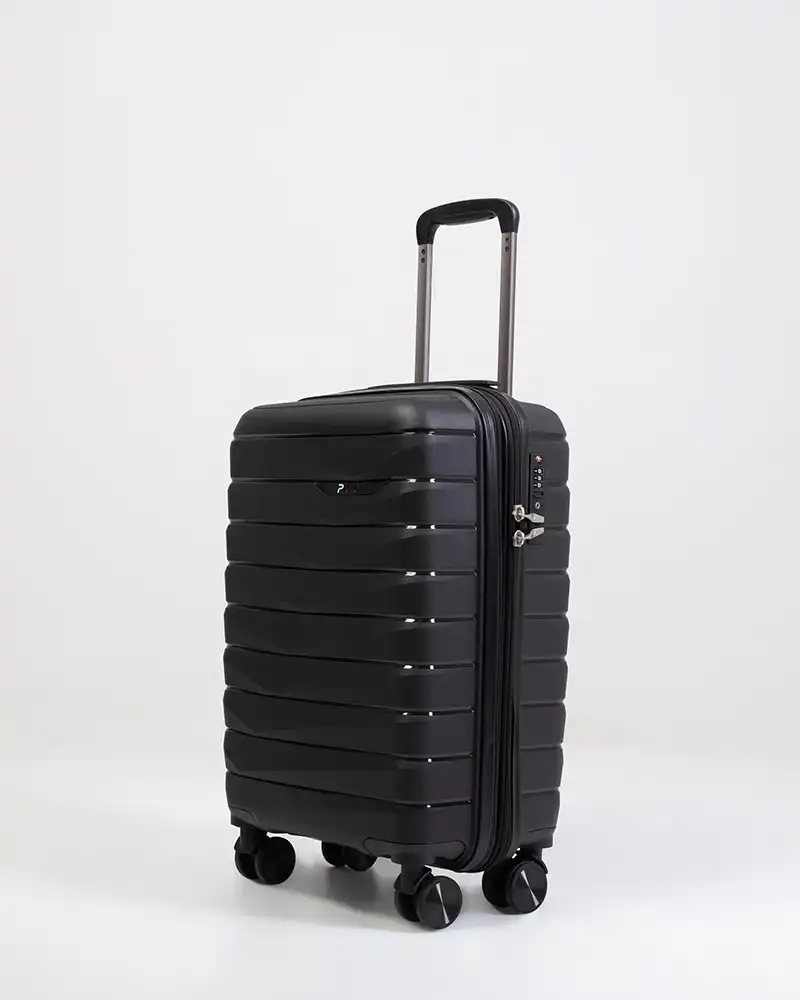 Βαλίτσα Σκληρή 1024 Επεκτεινόμενη Black – Μεσαία