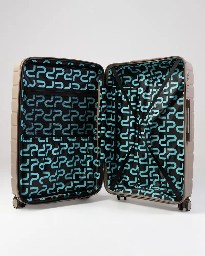 Βαλίτσα Σκληρή 1024 Επεκτεινόμενη Champagne - Μικρή