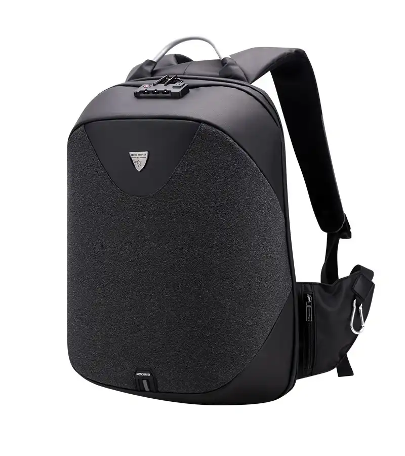 ARCTIC HUNTER τσάντα πλάτης B00208 με θήκη laptop 15.6″, λουκέτο TSA, 24L, μαύρη ARCTIC HUNTER τσάντα πλάτης B00208 με θήκη laptop 15.6″, λουκέτο TSA, 24L, μαύρη